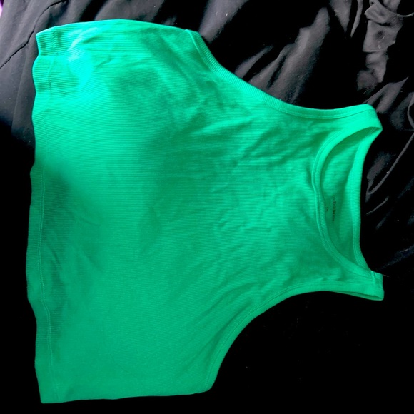 wild fable Tops - cropped green tank top